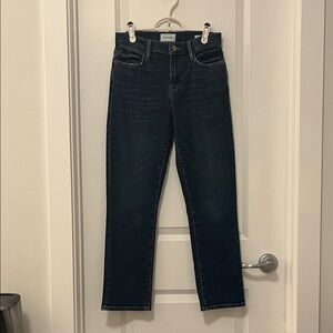 Frame Dark Blue Straight Women's Jeans （26）
